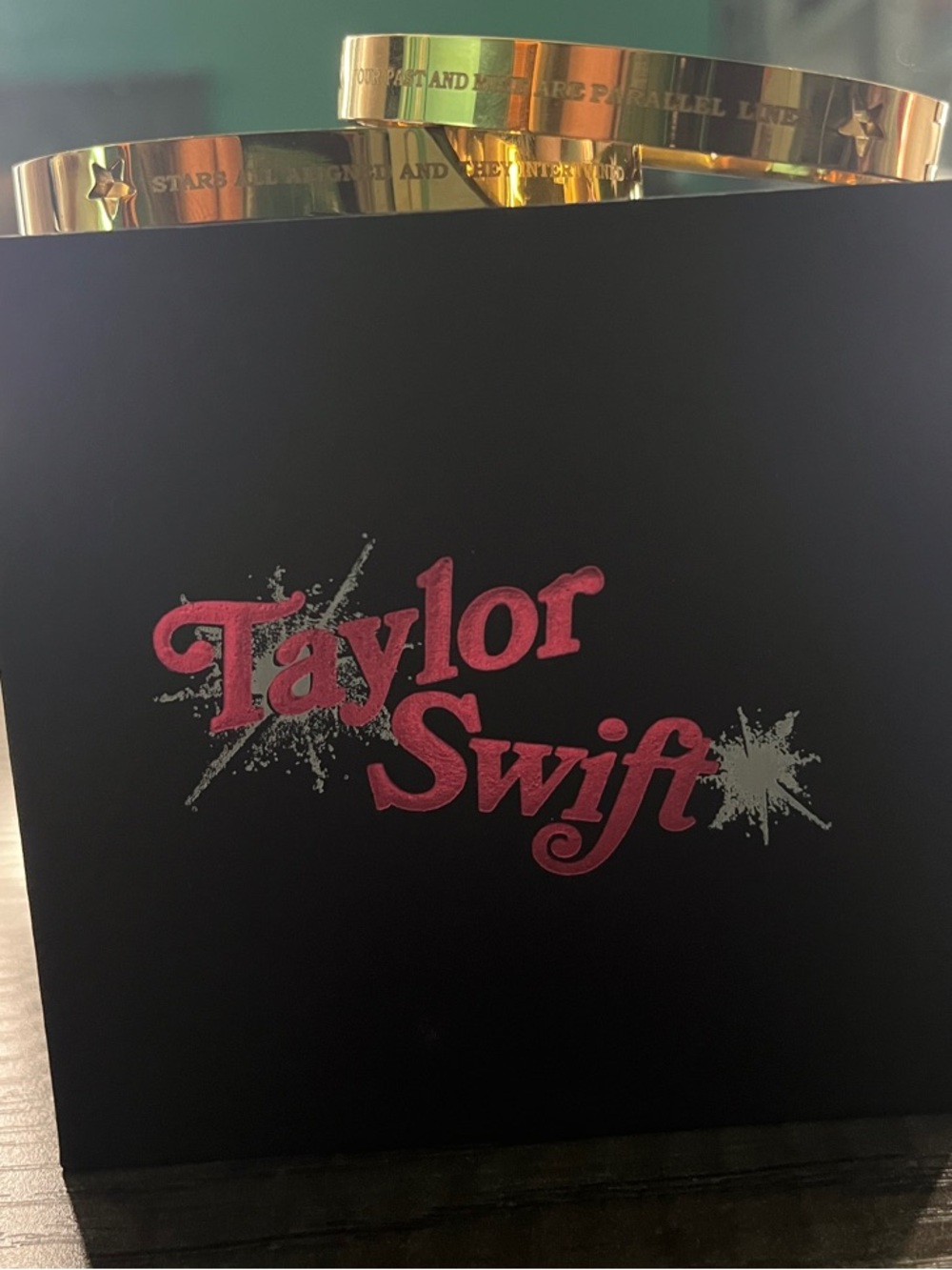 Taylor Swift “All of the Girls You’ve Loved Before” Gold Bangle Bracelets (2)